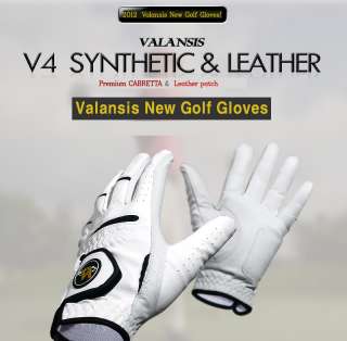 Mens Cabretta Leather Golf Gloves  LH/RH,Size choice  