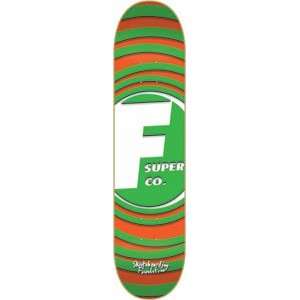  Foundation Super Rings Skateboard Deck   8.12 Green 