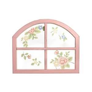  Pfaltzgraff Tea Rose Arched Window Pane