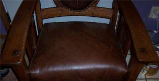 Quartersawn Oak Limbert Armchair/Office Chair  
