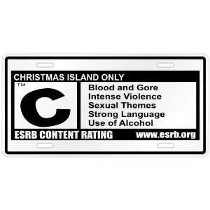  New  Christmas Island Only / E S R B Parodie Christmas Island 