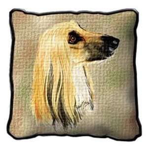  Afghan Dog Tapestry Throw Pillow: Home & Kitchen