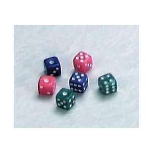  Dollhouse Miniature Set of 6 Dice Toys & Games