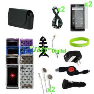 16 Accessory case charger kit for Motorola Droid A855  