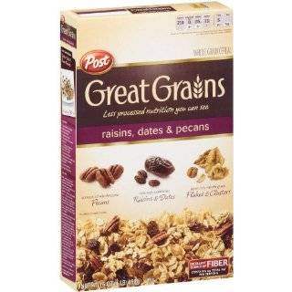 Post Selects Great Grains Raisin, Date & Pecan Cereal, 16 Ounce Boxes 