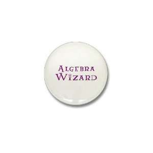  Algebra Wizard Math Mini Button by CafePress: Patio, Lawn 