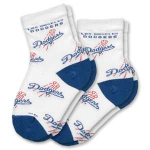  MLB Los Angeles Dodgers Kids Infant Socks (2 Pack 