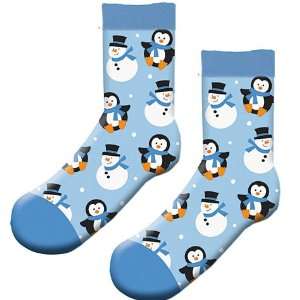  Snowman and Penguin Socks Toys & Games