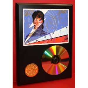 David Bowie CD Art Display Rare Collectible Gold Disc Award Quality 