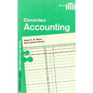 Elementary Accounting ( College Outline Series) Royal D 