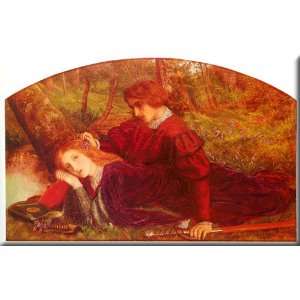  The Brave Geraint 30x19 Streched Canvas Art by Hughes 