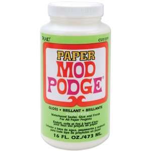  Mod Podge Paper Gloss Finish 16 Ounce: Toys & Games