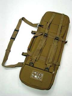 33 Dual Rifle AEG Carrying Case Gun Bag Coyote Brown#B  