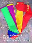 Multi Colored Kite Tail:30m (98+ ft) L:3 1/8 W:Stunt,Delta, Diamond 