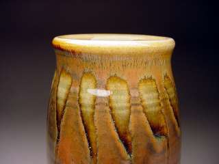 PAUL HERMAN (1954 ) wood fired vase DOYLE CALIFORNIA NR  