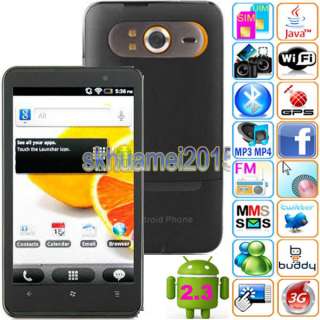 Hot MTK6573 4.3 Capacitive 3G WCDMA GSM Android 2.3 GPS smart phone 