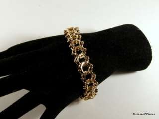 Vintage KACO 12K Gold Filled GF Starter Charm Bracelet  