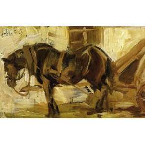   Reproduction   Franz Marc   24 x 16 inches   Small Horse Study Home