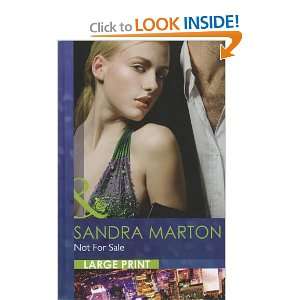  Not for Sale (Romance Lp) (9780263222173) Sandra Marton 