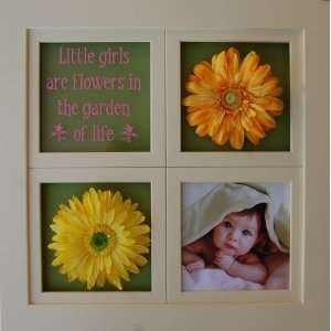 Window Pane Collage Frame, 8x8 Openings, Ivory: Home 