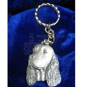  Pewter Key Chain I Love My English Springer Office 