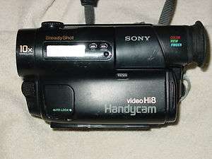 Sony Handycam CCD TR500 Video Hi8 Camcorder For Repair Or Parts  