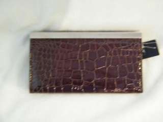 BEBE bag purse handbag pocketbook brown clutch WALLET  