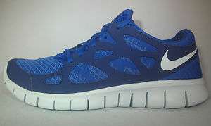 Nike Free Run+ 2 Mens Running Shoe Run 443815 444 Bright Blue Loyal 