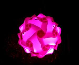 Modern IQ Jigsaw Lamp Ceiling Bedroom Light Pink M  