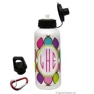  Personalized Chocolate Circles Aluminum Water Bottle 