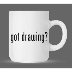 got drawing?   Funny Humor Ceramic 11oz Coffee Mug Cup  