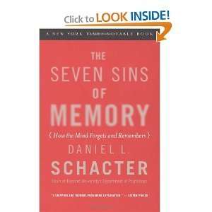  Teh Seven Sins of Memory Daniel L. Schacter Books