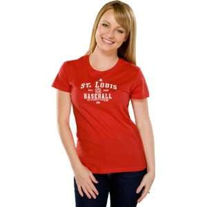   Womens Authentic Collection Red Classic T Shirt: Sports & Outdoors
