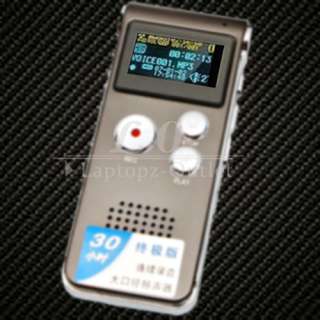 NEW 2GB Digital Voice Recorder Pen MP3 Player USB 1.1/2.O Iron Gray 