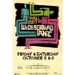  WideSpread Panic Poster   Concert Flyer   Fall Tour 07 