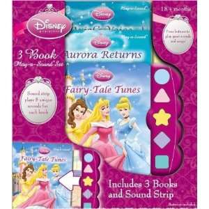  Disney Princess 3 Book Play a Sound Set: Books