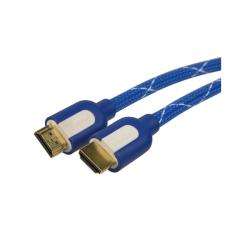 INSTEN 25 foot M/ M High Speed Mesh Blue HDMI Cable  Overstock