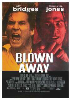 BLOWN AWAY Movie POSTER 27x40 C Jeff Bridges Tommy Lee Jones Suzy Amis 