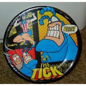 The Tick Plastic Coated Paper Plates 1995 Toys & Games