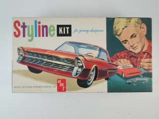 Vintage 1960s Styline Kit Ford Ranchero Galaxie Thunderbird Model Kit 
