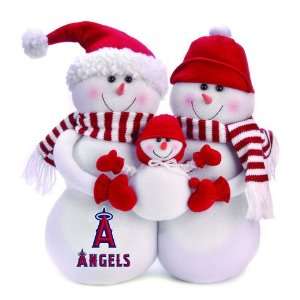  MLB Anaheim Angels Snowmen Family Holiday Table Top 