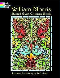 William Morris Stained Glass Coloring Book  Overstock