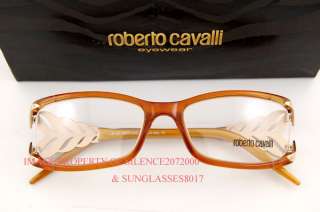 New Roberto Cavalli Eyeglasses Frames 478 033 AMBER  
