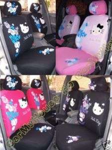 Hello Kitty Flowers Car Seat Cover 10pcs 4 Colours  
