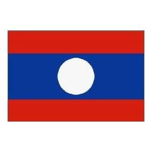  Laos Flag Nylon 2 ft. x 3 ft.