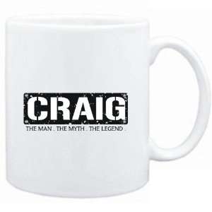  Mug White  Craig : THE MAN   THE MYTH   THE LEGEND  Male 