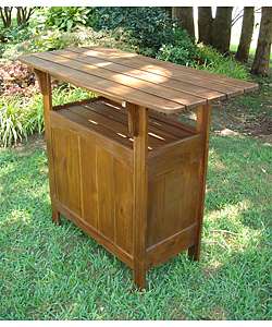 Outdoor Wooden Bar Table  