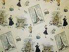 Waverly COUNTRY HOUSE Black Toile fabric by the yd items in 