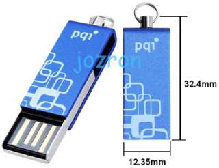 PQI i812 USB Flash Pen Drive Stick Disk 4G 4GB Blue New  