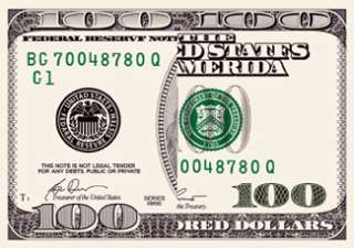 Lot of 8 $5 $10 $20 & $100 Bill Fake Money Prank Bills  